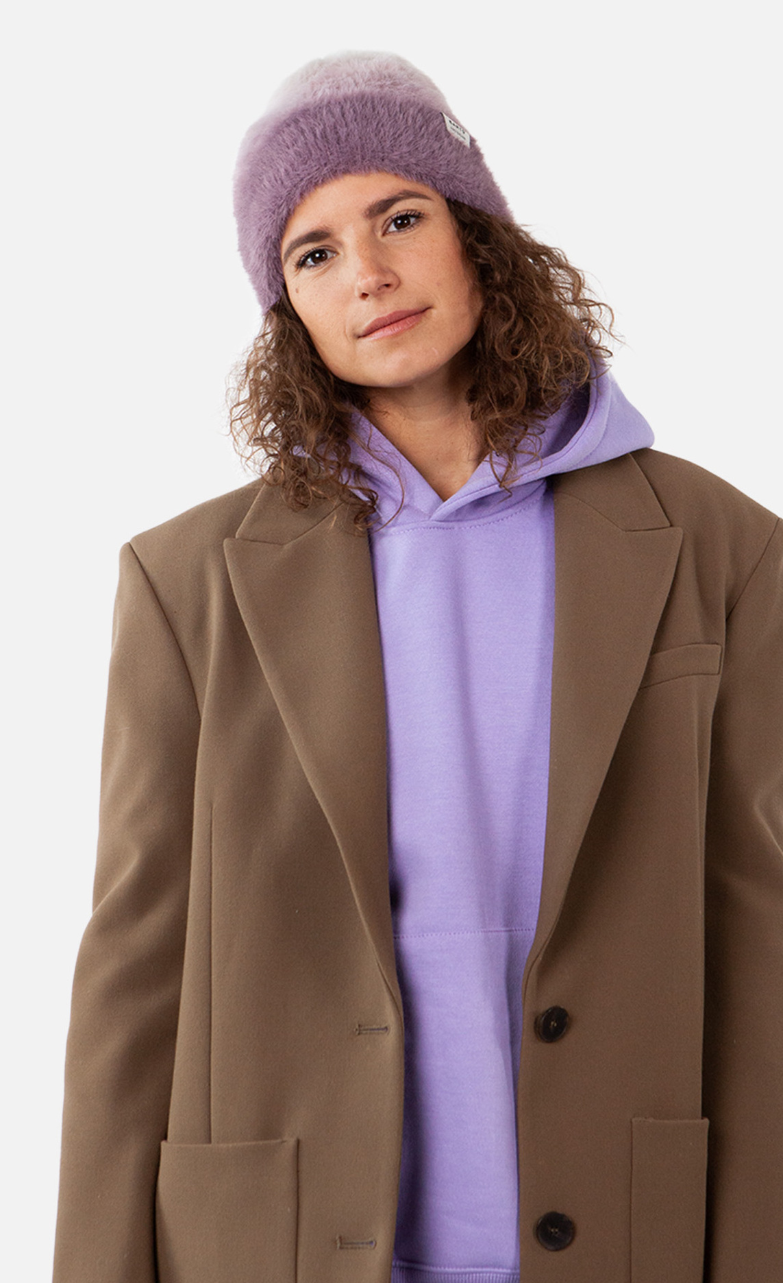 1776_40_IMAGE_MODEL Barts Beanie Luola in Mauve - One Size