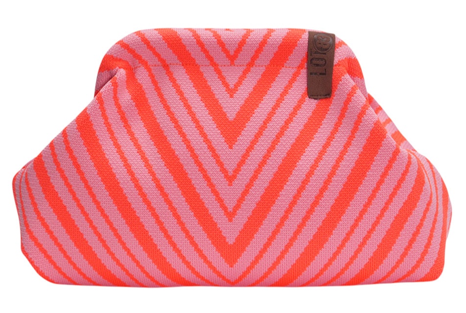 LOT83 Kulturtasche oder Clutch Emma - Zick Zack Neon Orange & Rosa LOT83 Kulturtasche oder Clutch Emma - Zick Zack Neon Orange & Rosa