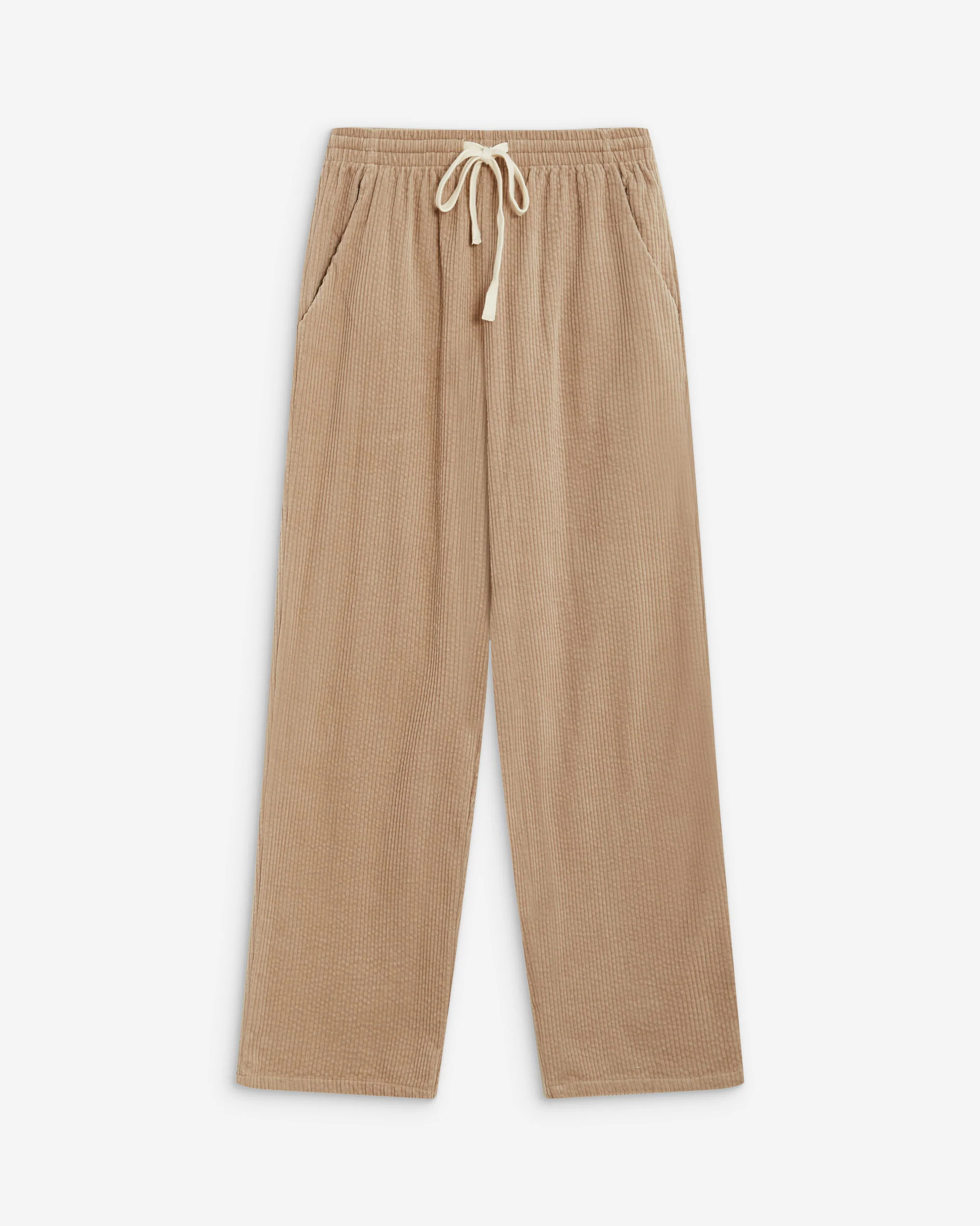 Grace & Mila Liberty Cord Hose lässig mit Kordelzug in Beige