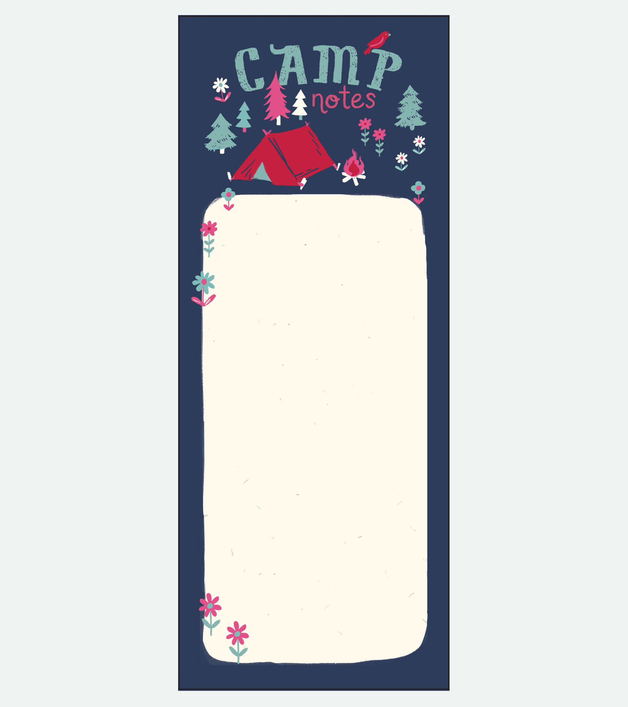 Little Blue House Camp Notes Magnetic