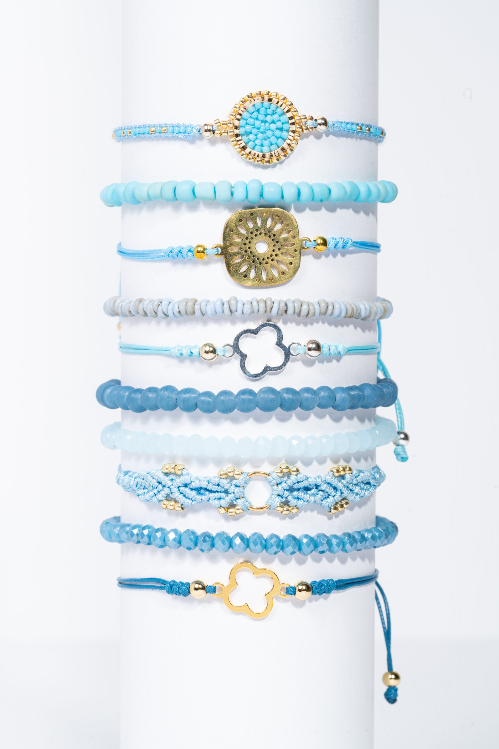 Lumisha Malva Armbänder - Verstellbar - Türkis