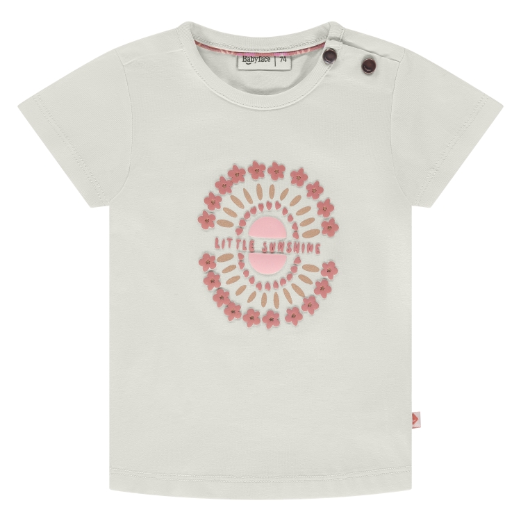 Babyface Kurzarm T.Shirt in Creme - Little Sunshine - SALE
