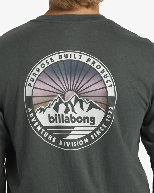 Billabong Rockies Langarmshirt für Männer - Slate Green/Grün