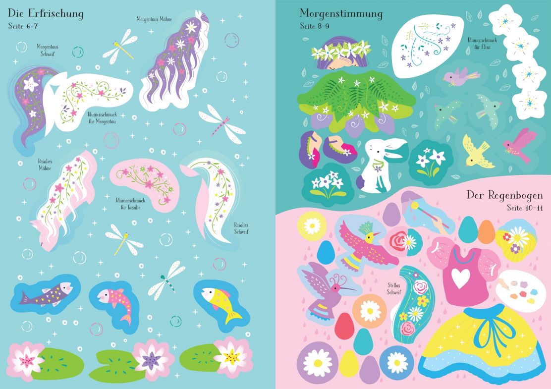 Usborne Mein erstes Anziehpuppen - Stickerbuch Elisa, das kleine Einhorn Usborne Mein erstes Anziehpuppen - Stickerbuch Elisa, das kleine Einhorn