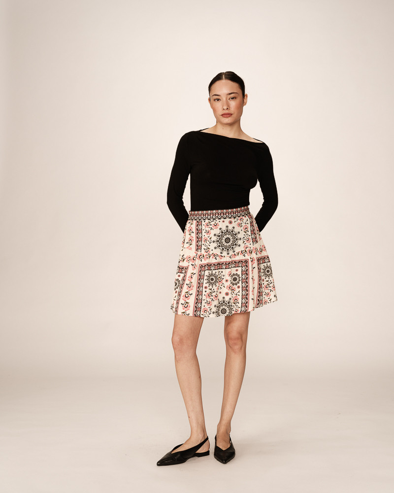 Grace & Mila Precieuse Rock mit Floralem Boho Print - SALE Grace & Mila Precieuse Rock mit Floralem Boho Print - SALE