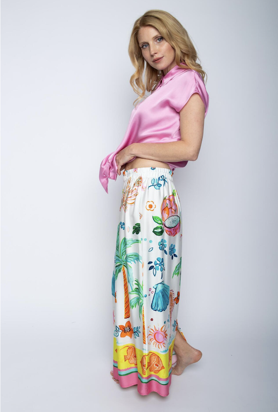 Emily van den Bergh Tropical Beach Viskose Maxirock - SALE