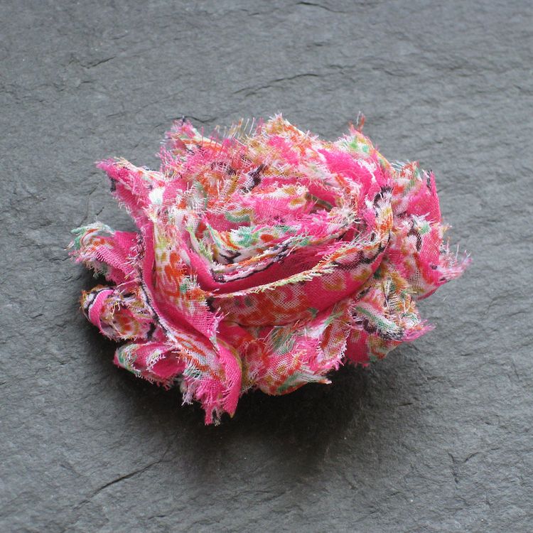 PINK-PAISLEY-SHABBY-CHIC-BLU-TEN-CLIP Wowzers Blütenclips - Shabby Chic für Haare & Kleidung - Paisley