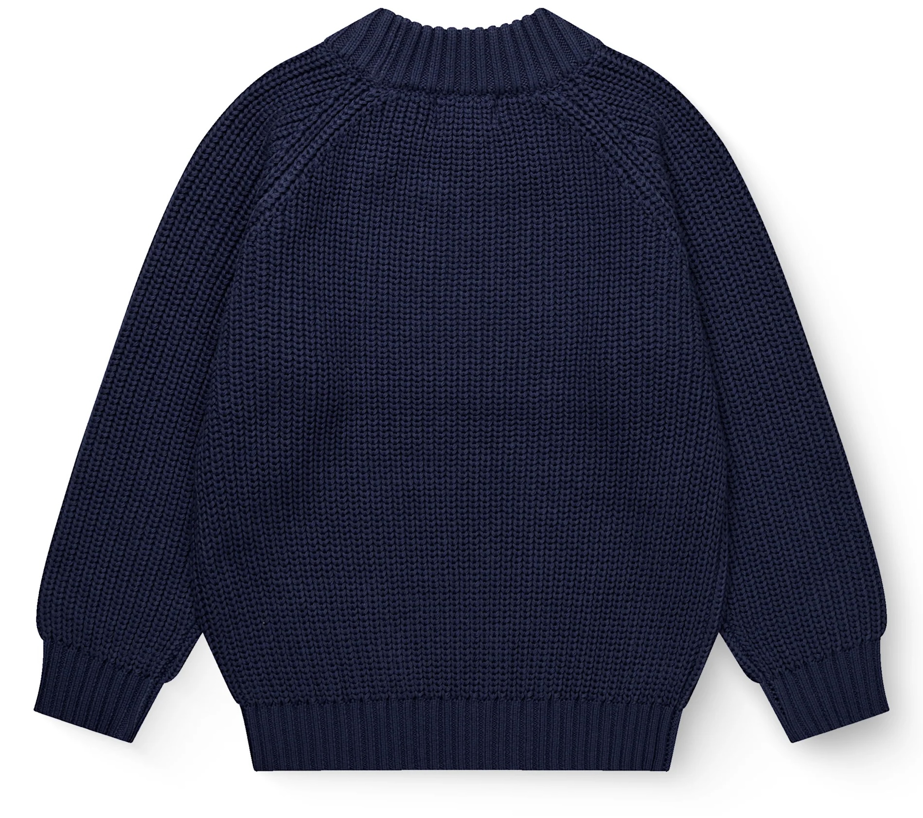 Copenhagen Colors Grobstrick GOTS Bio-Baumwolle Klassik Rundhals Pullover in Navy Copenhagen Colors Grobstrick GOTS Bio-Baumwolle Klassik Rundhals Pullover in Navy