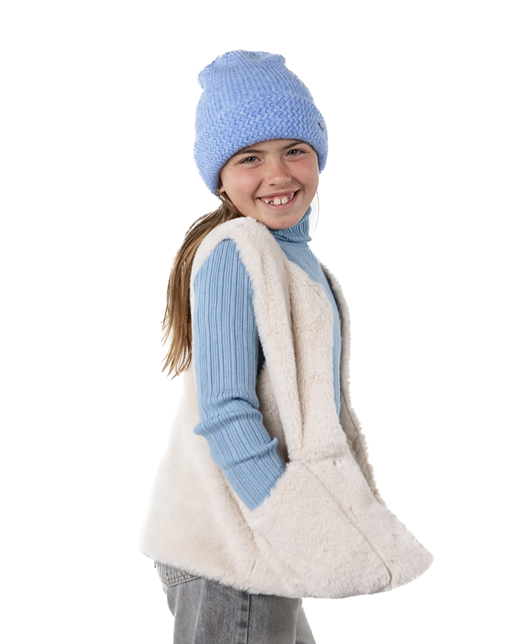 Barts Shae Beanie mit Umschlag - Light Blue - Hellblau Barts Shae Beanie mit Umschlag - Light Blue - Hellblau