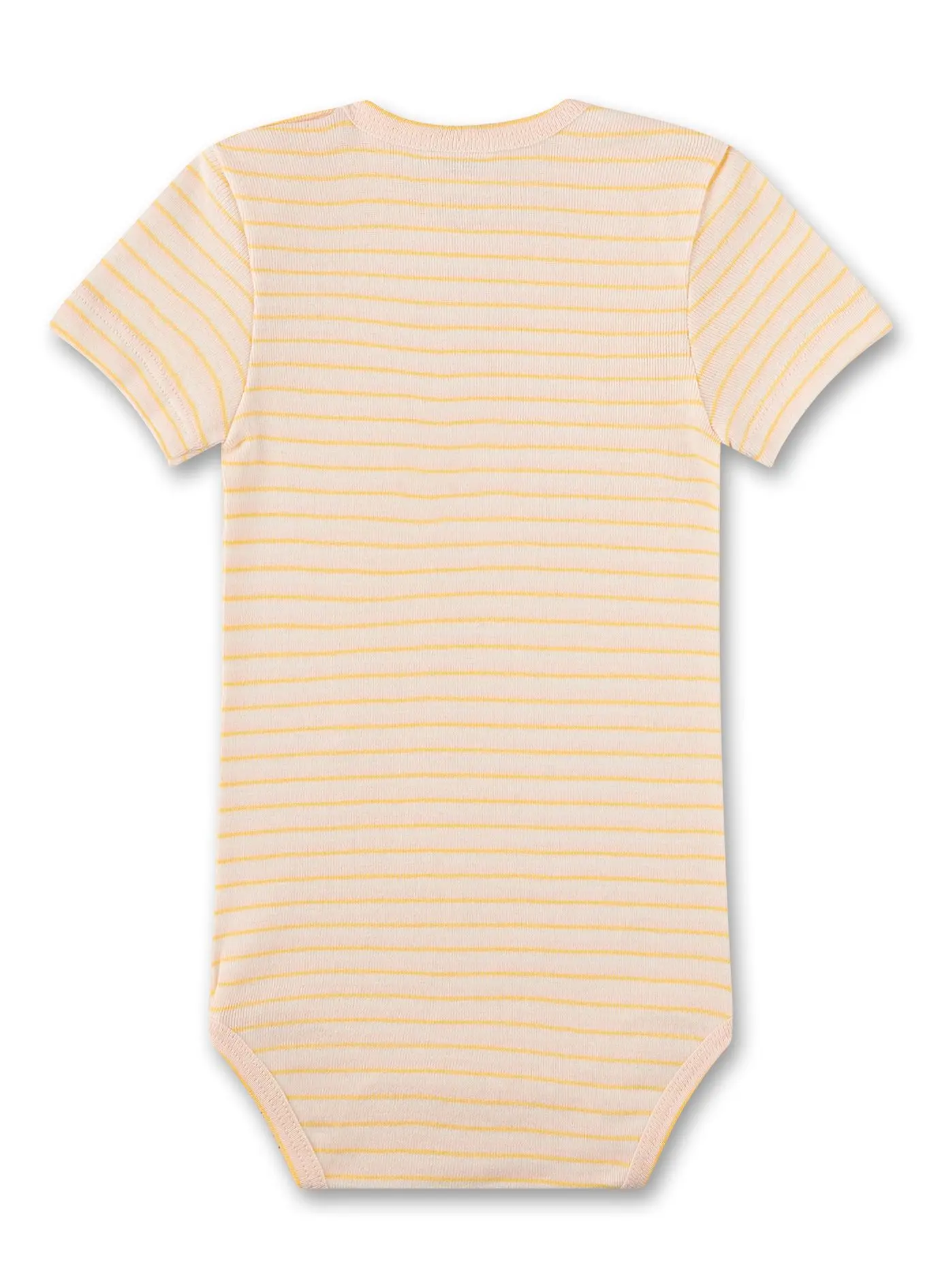 Sanetta Body kurzarm in Rosa/Gelb gestreift - Küken Sanetta Body kurzarm in Rosa/Gelb gestreift - Küken