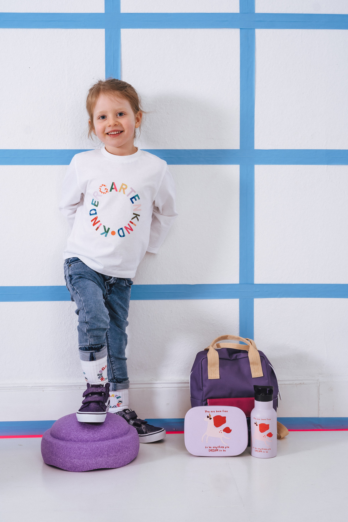 kikadu Schulkind Langarm T-Shirt GOTS zertifiziert - Erstklassig 