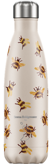 Chilly's Edelstahl Thermos Flasche - Emma Bridgewater Bumblebees - 500 ml