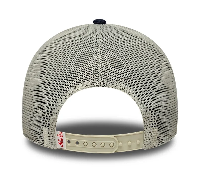New Era Patch Denim Dark Blue 9FORTY A-Frame Trucker Adjustable Cap - Denim Dunkelblau New Era Patch Denim Dark Blue 9FORTY A-Frame Trucker Adjustable Cap - Denim Dunkelblau