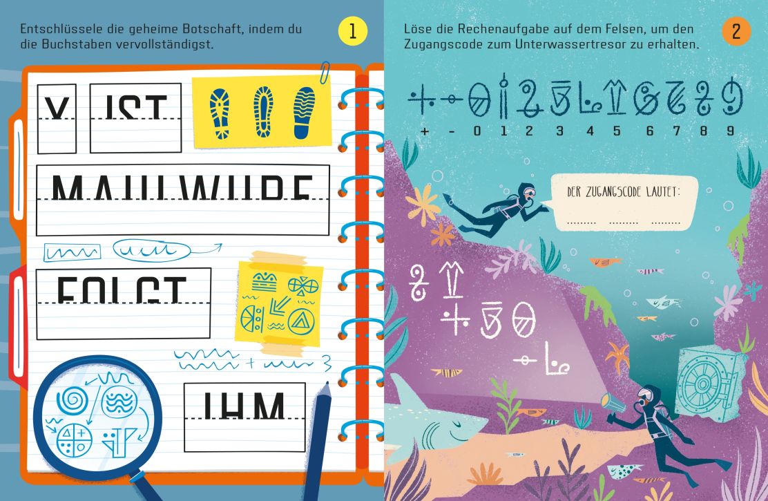 Usborne Minis - Geheim! Botschaften entschlüsseln Usborne Minis - Geheim! Botschaften entschlüsseln