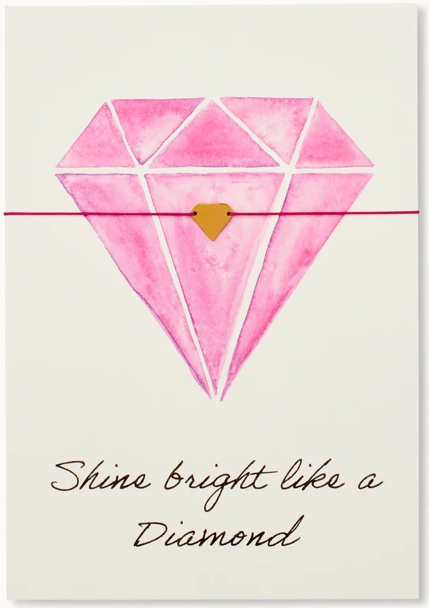 By Vivi Schmuck Postkarte - Shine bright like a Diamond