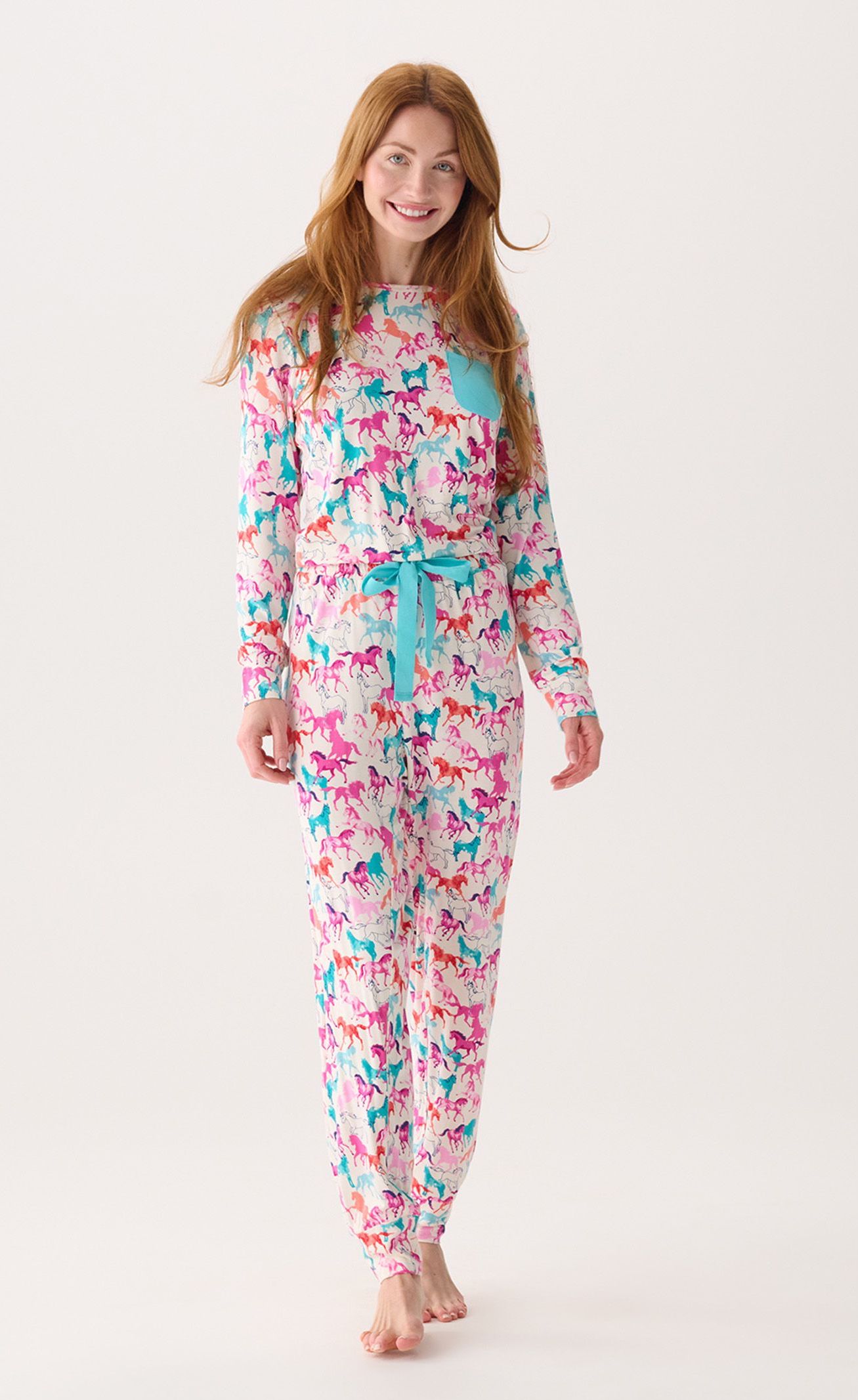 Hatley Bambus Damen Pyjama - Photo Horses - Pferde - SALE Hatley Bambus Damen Pyjama - Photo Horses - Pferde - SALE