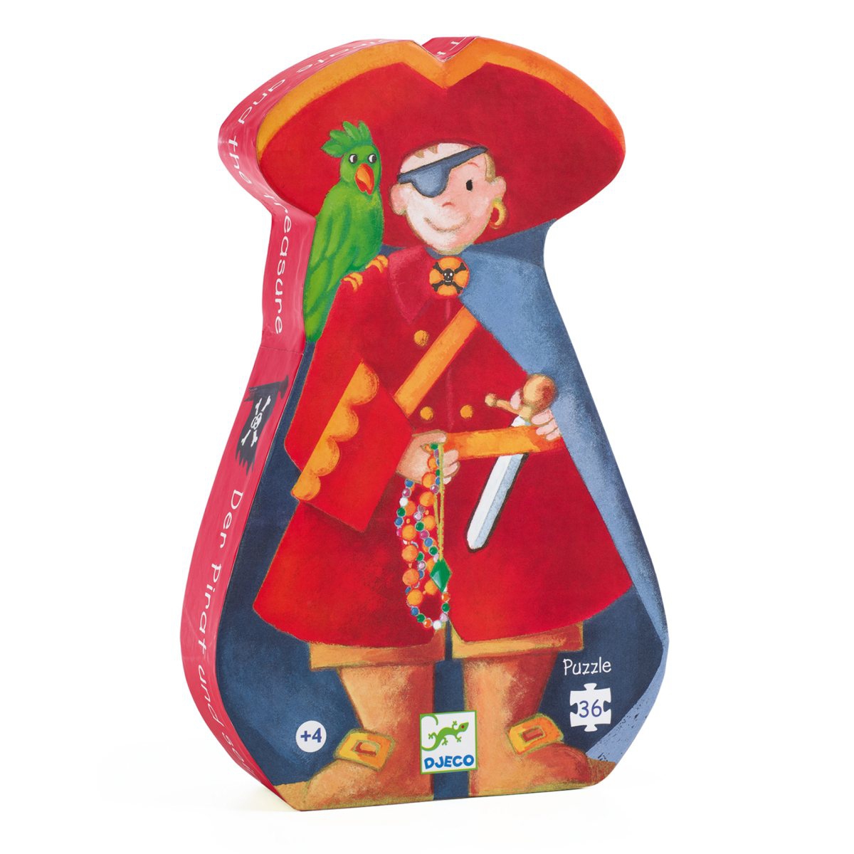 DJ07220-Puzzle-Piratenschatz-36-Teile-1 Djeco Puzzle Pirat- 36 Teile