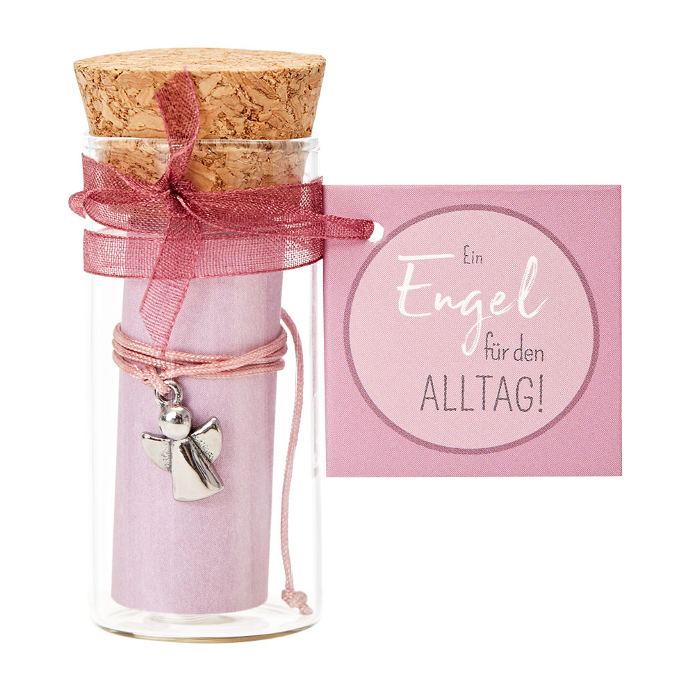 Armband Engel im Glas - Altrosa - Engel für den Alltag