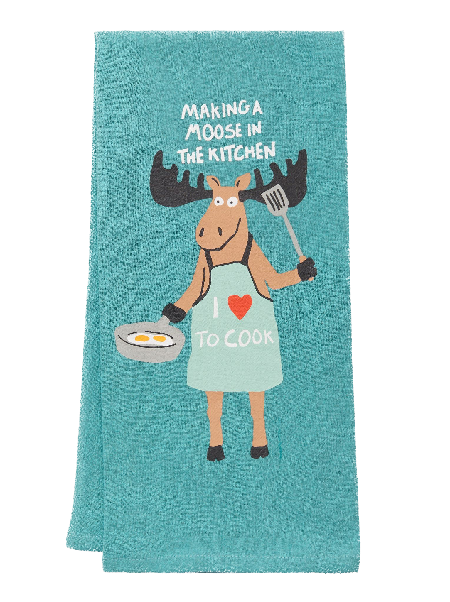 Little Blue House Geschirrtuch - Making a Moose in the Kitchen