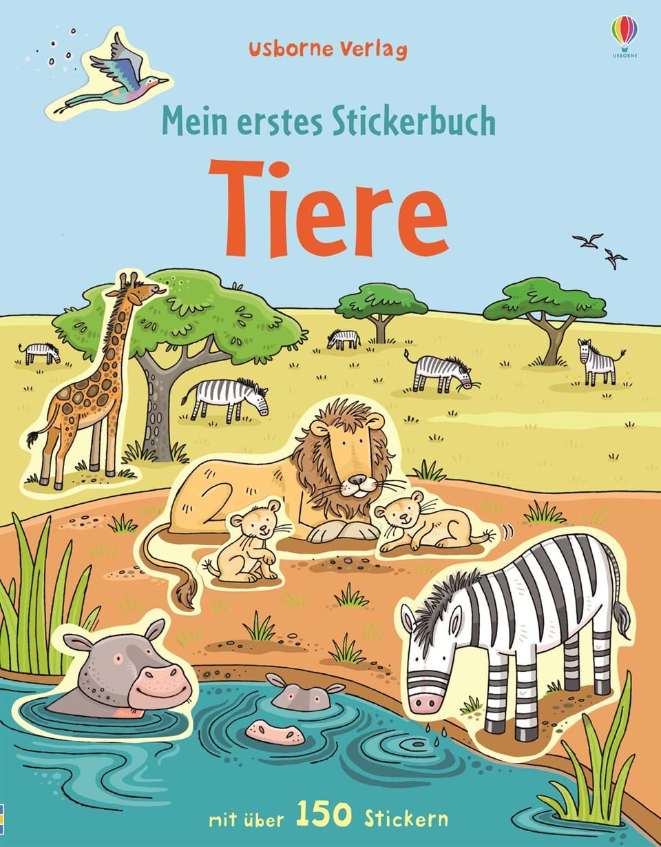Usborne Mein erstes Stickerbuch Tiere