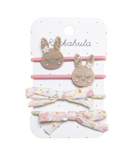 Rockahula Haargummi Set - Bunnys Bows Ponies - 4 Stück