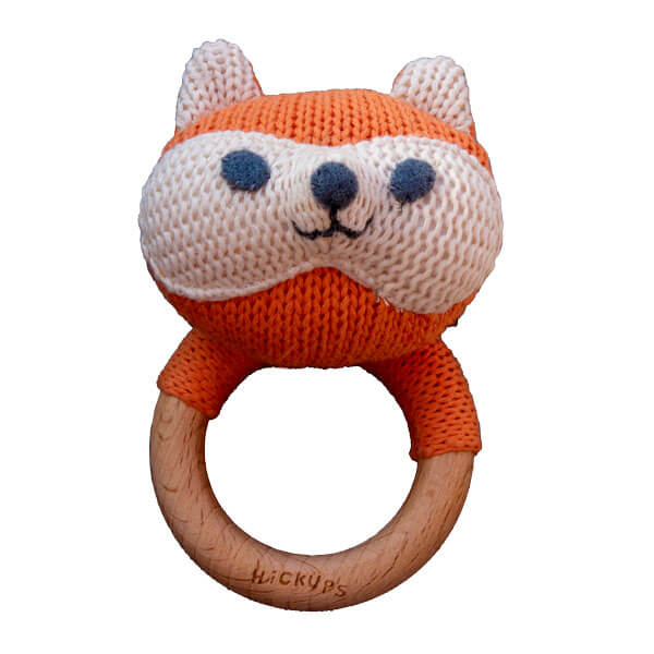 22-004FX_Fox Hickups Beißring – Greifring Fuchs