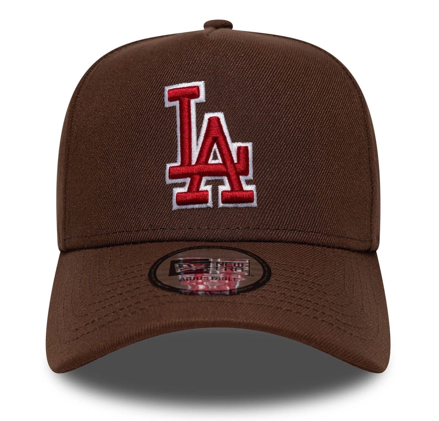 New Era Cap 9FORTY in Braune MLB Outline Script LA Dodgers New Era Cap 9FORTY in Braune MLB Outline Script LA Dodgers