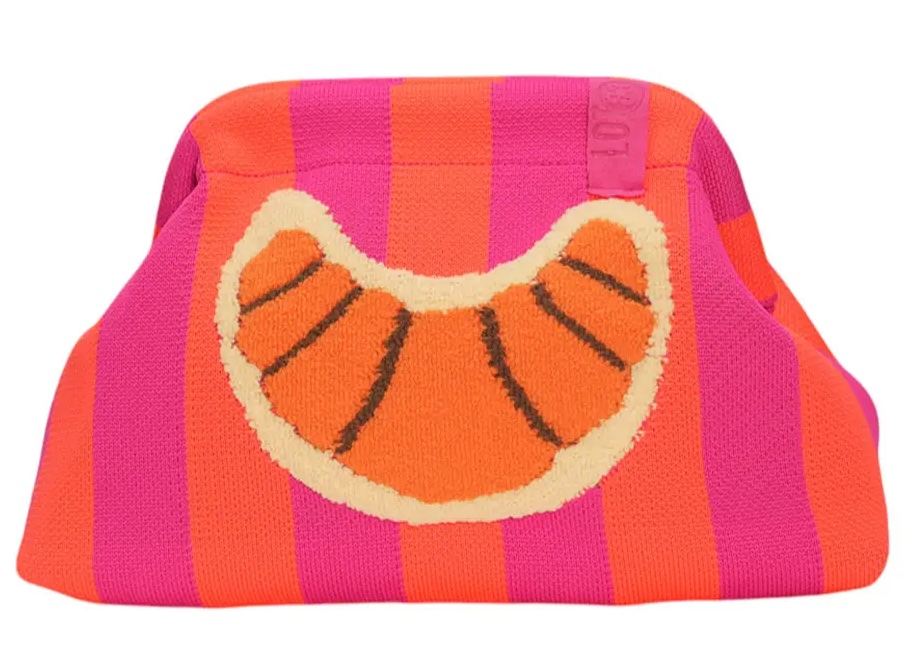 LOT83 Rebel Kulturtasche oder Clutch Emma - Pink Orange - Croissant LOT83 Rebel Kulturtasche oder Clutch Emma - Pink Orange - Croissant
