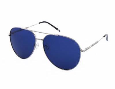 C3 Sonnenbrille Barcelona - Silver/Blue
