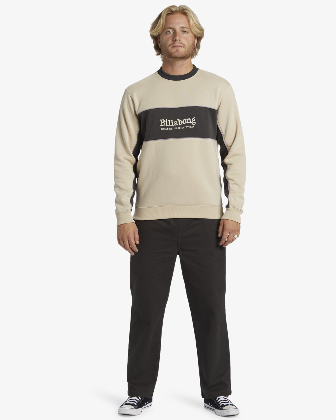 Billabong Project Pullover für Männer - Chino/Creme-Braun - SALE Billabong Project Pullover für Männer - Chino/Creme-Braun - SALE