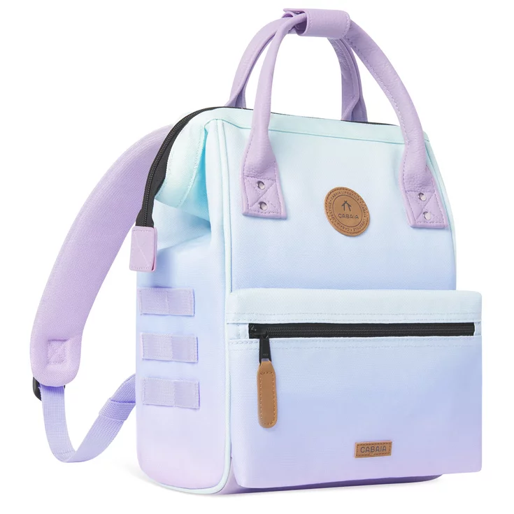 Cabaia Rucksack MYKONOS Small mit Laptop-Fach - Ombre Farbverlauf Aqua bis Violett