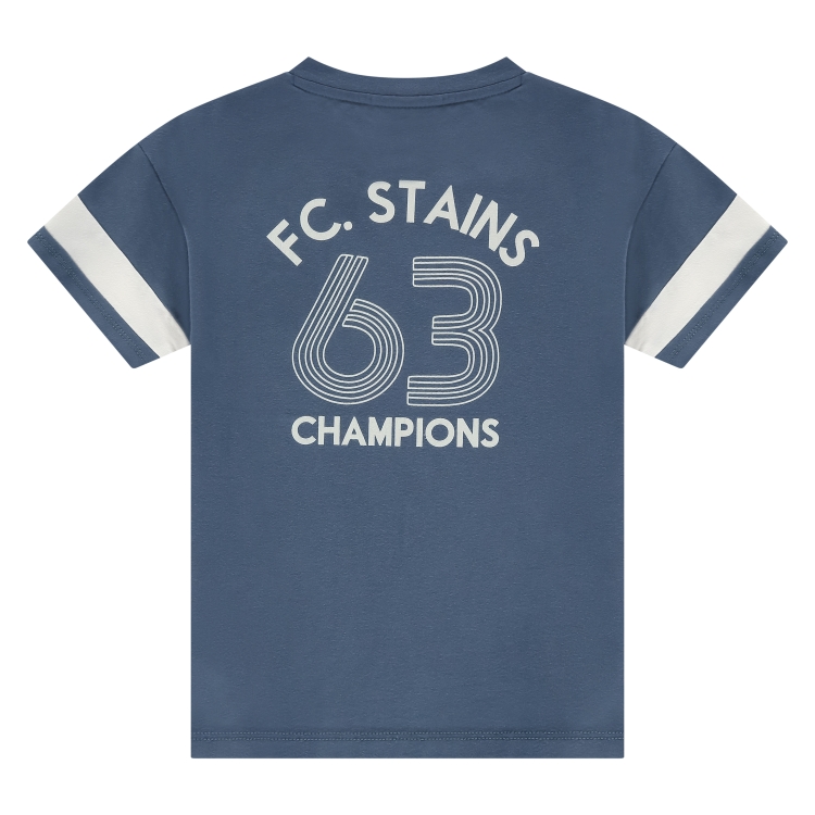 Babyface Stains & Stories Kurzarm T-Shirt in Marinblau - Fußball Sport Babyface Stains & Stories Kurzarm T-Shirt in Marinblau - Fußball Sport