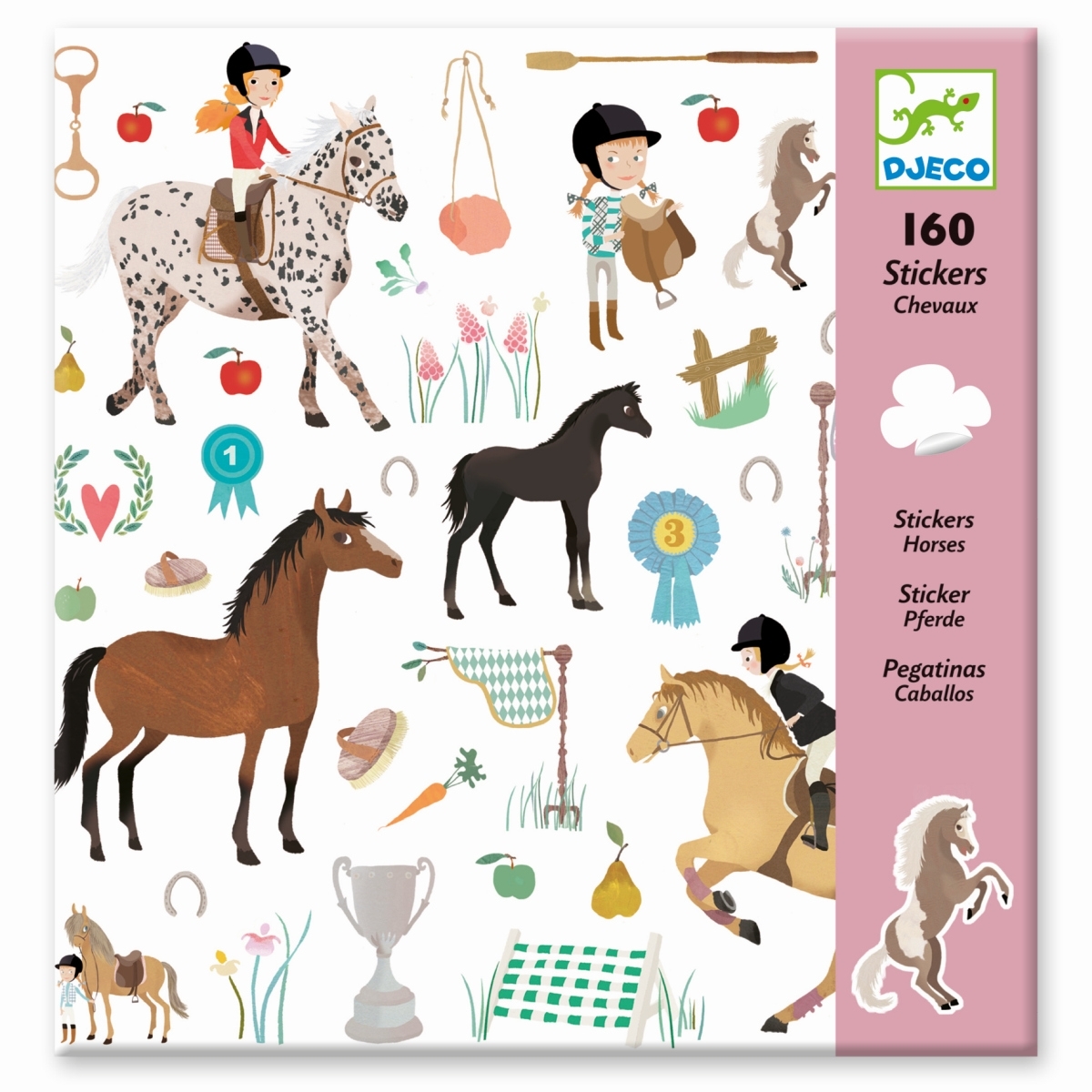 Djeco Sticker Set Pferde