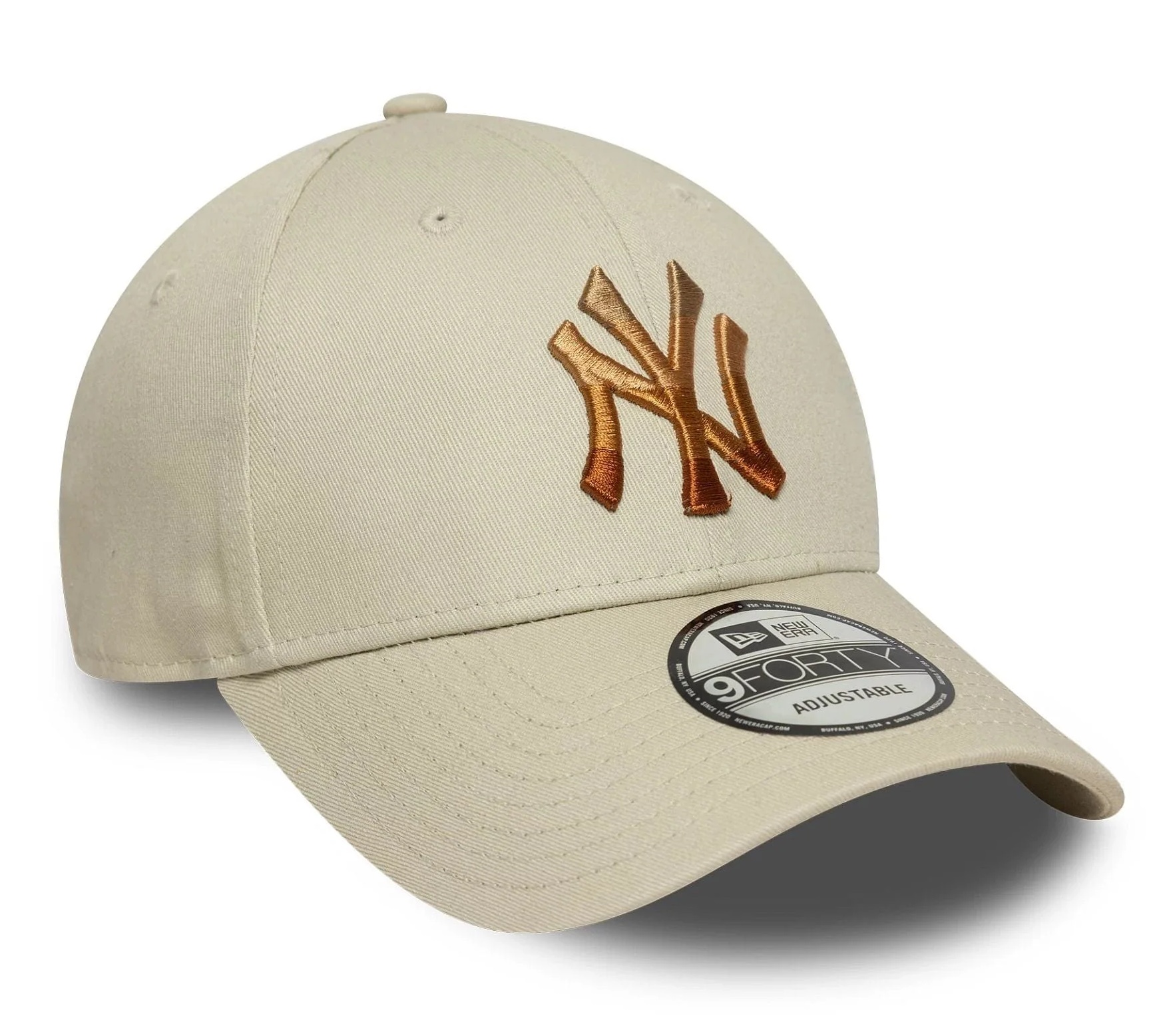 New Era Hellbeige New York Yankees MLB Braun Ombre Infill 9FORTY Verstellbare Cap 