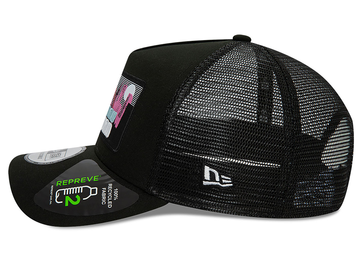 New Era Repreve License Plate A-Frame Trucker Cap - New York