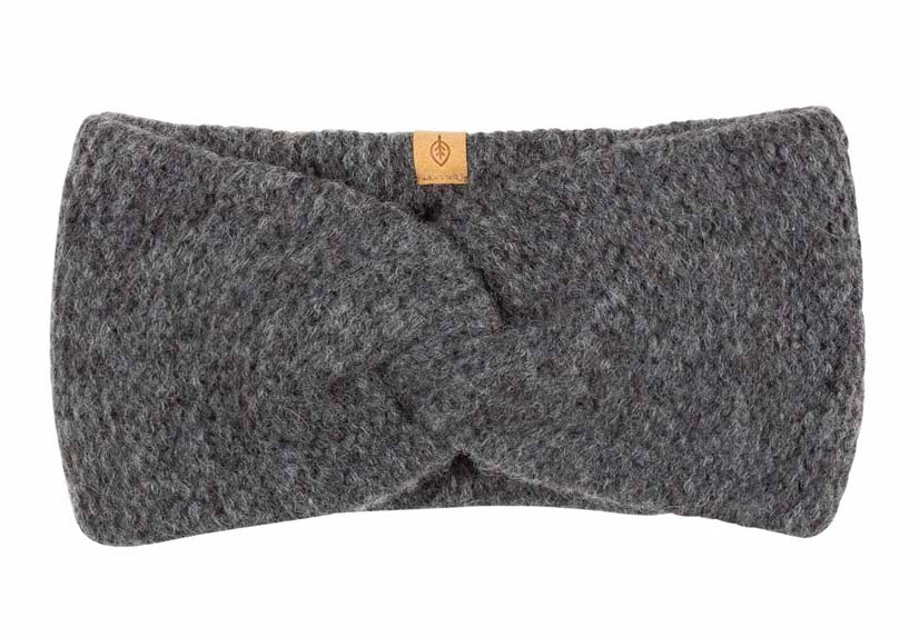 PURE PURE Damen Stirnband aus Merinowolle & Baby Alpaka in Grau PURE PURE Damen Stirnband aus Merinowolle & Baby Alpaka in Grau