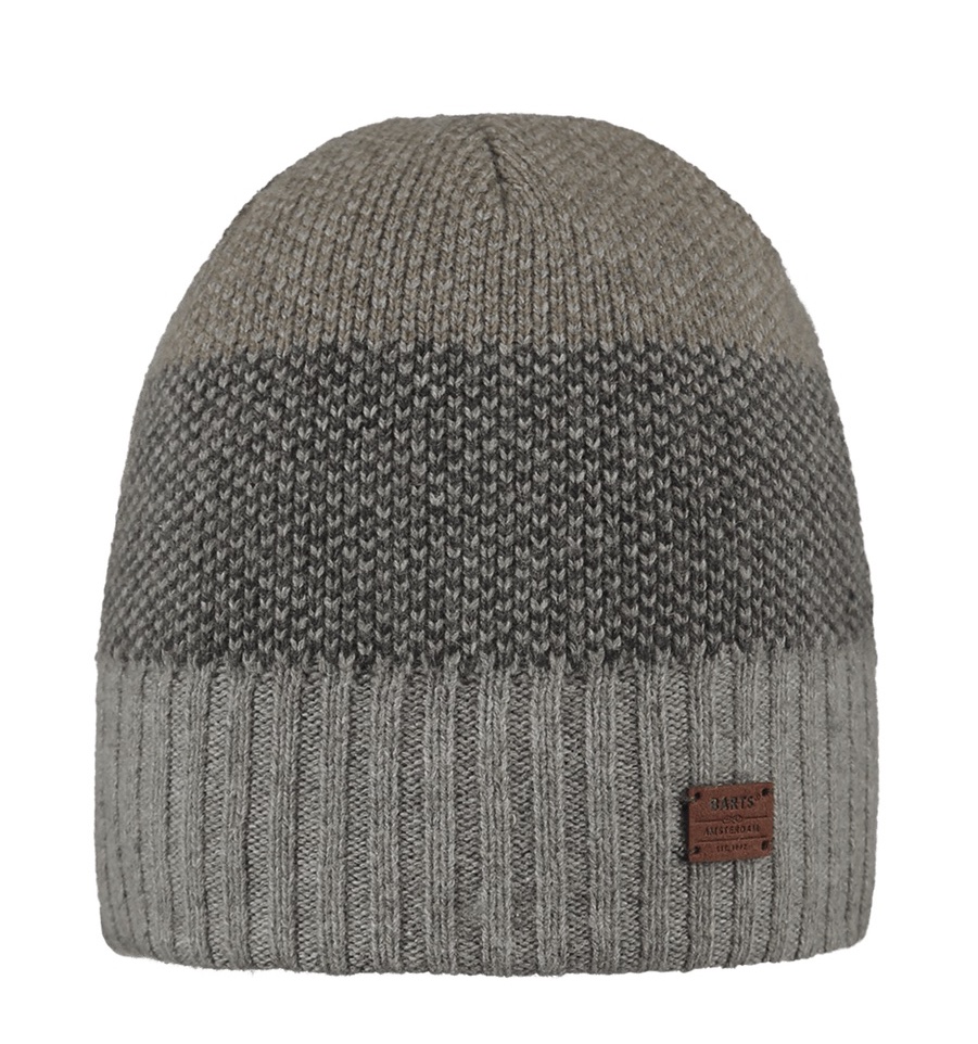 Barts Holmer Beanie in Heather Grey - OneSize