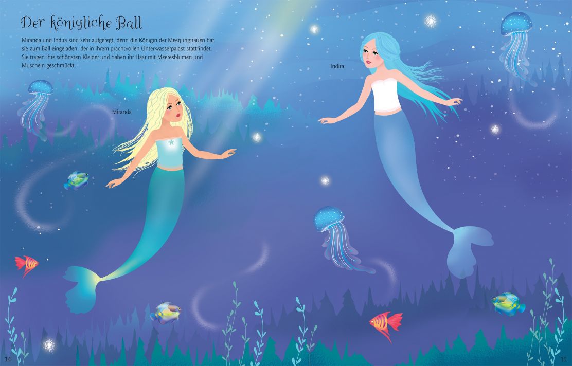 Usborne Mein Anziehpuppen - Stickerbuch Meerjungfrauen Usborne Mein Anziehpuppen - Stickerbuch Meerjungfrauen