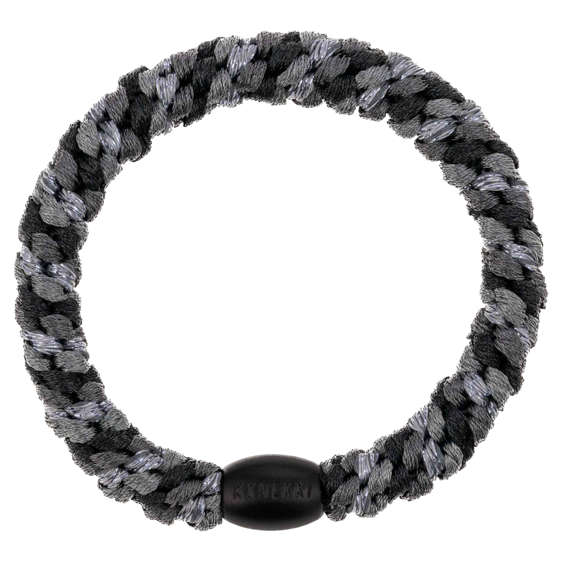 Kknekki Haargummi/Armband - Mix Charcoal Grey Glitter- 1 Stück Kknekki Haargummi/Armband - Mix Charcoal Grey Glitter- 1 Stück