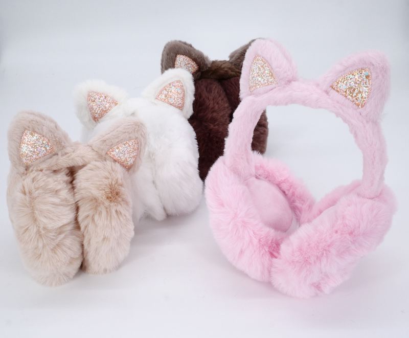KisMe Ohrwärmer Earmuffs mit Glitzer Ohren