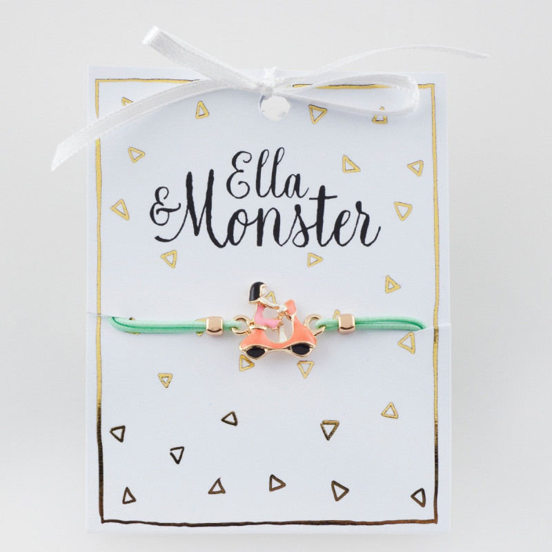 Ella & Monster Armband in Mint - Scooter - Roller Mädchen