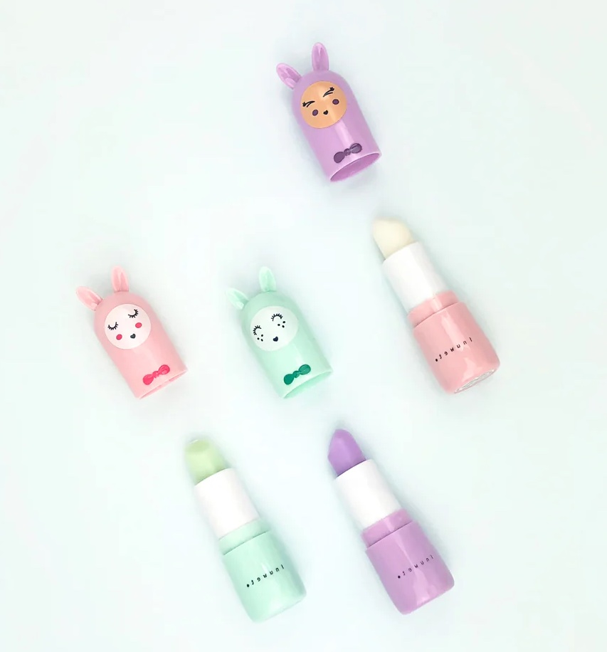 Inuwet Lippenbalsam Trio Geschenk Set - 3 Lippenbalsamen - Seashell 