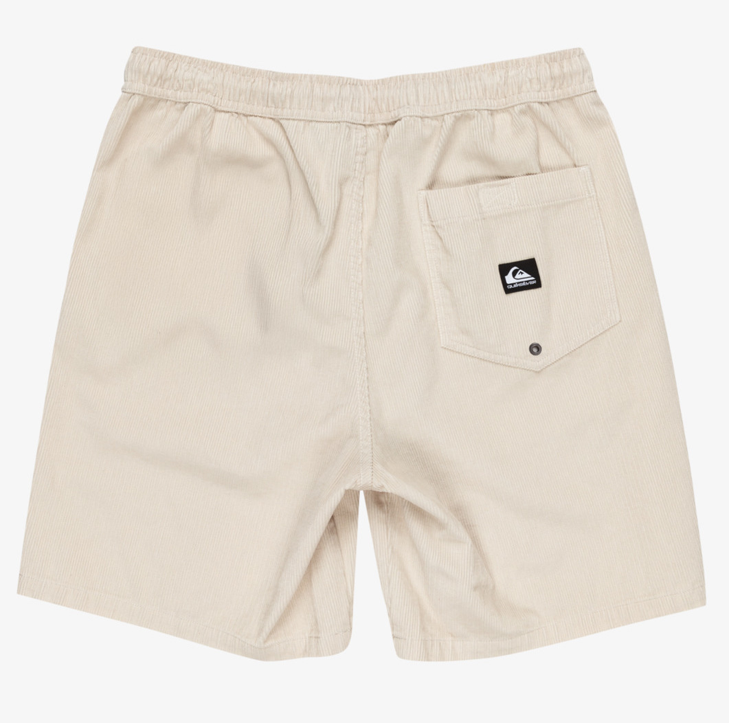 Quiksilver Taxer Cord - Kordshorts für Männer in Wind Chime - Creme