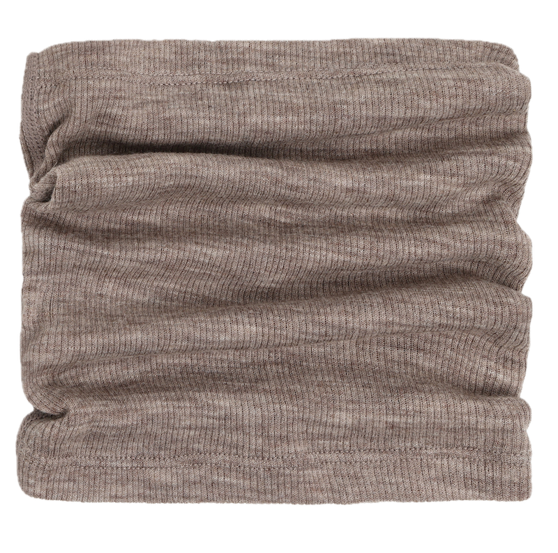 CeLaVi Loop aus Merinowolle 2-lagig in Braun Walnut Melange