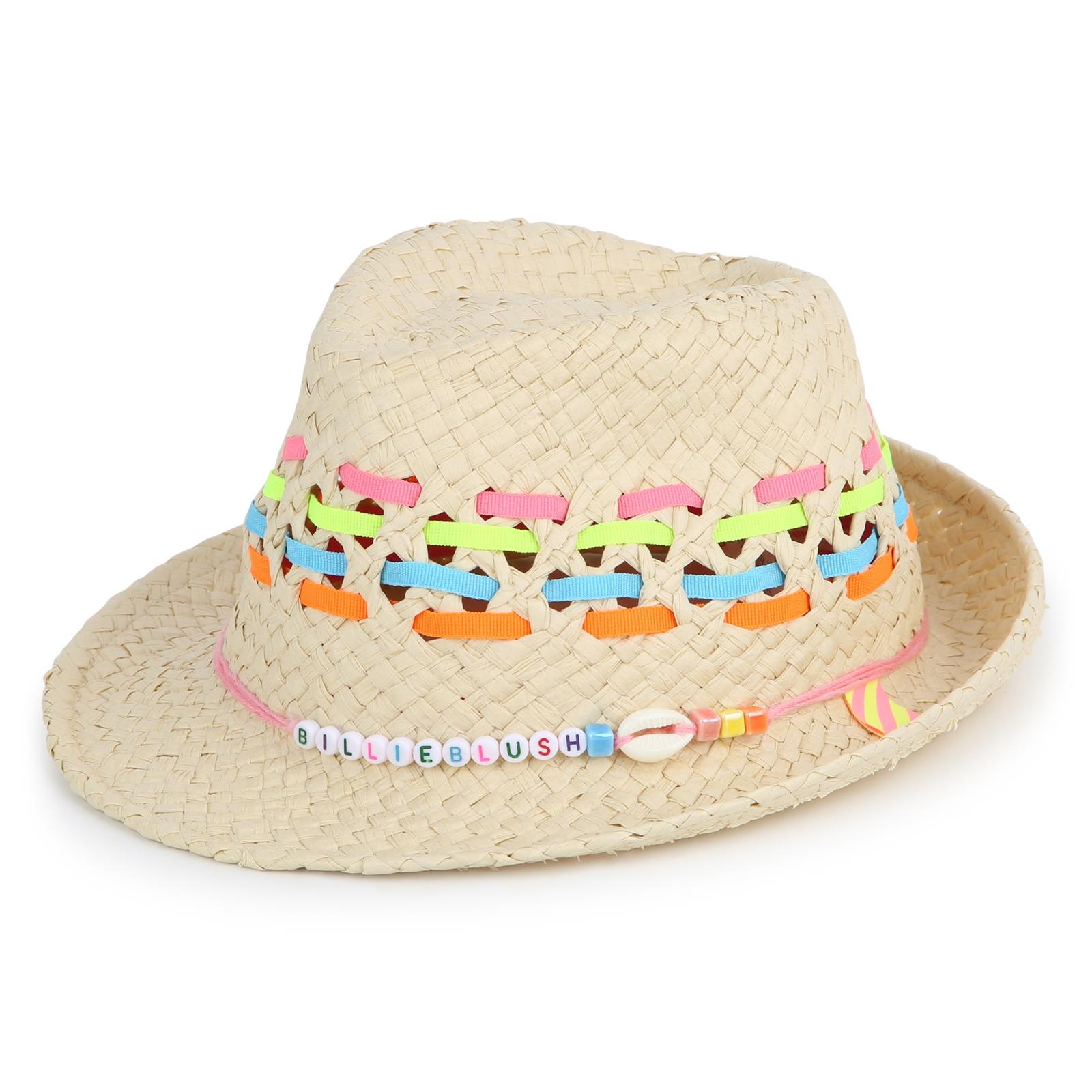 Billieblush Hut Natur mit Neon Farben