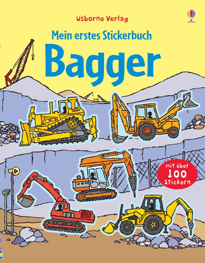 Usborne Mein erstes Stickerbuch - Bagger