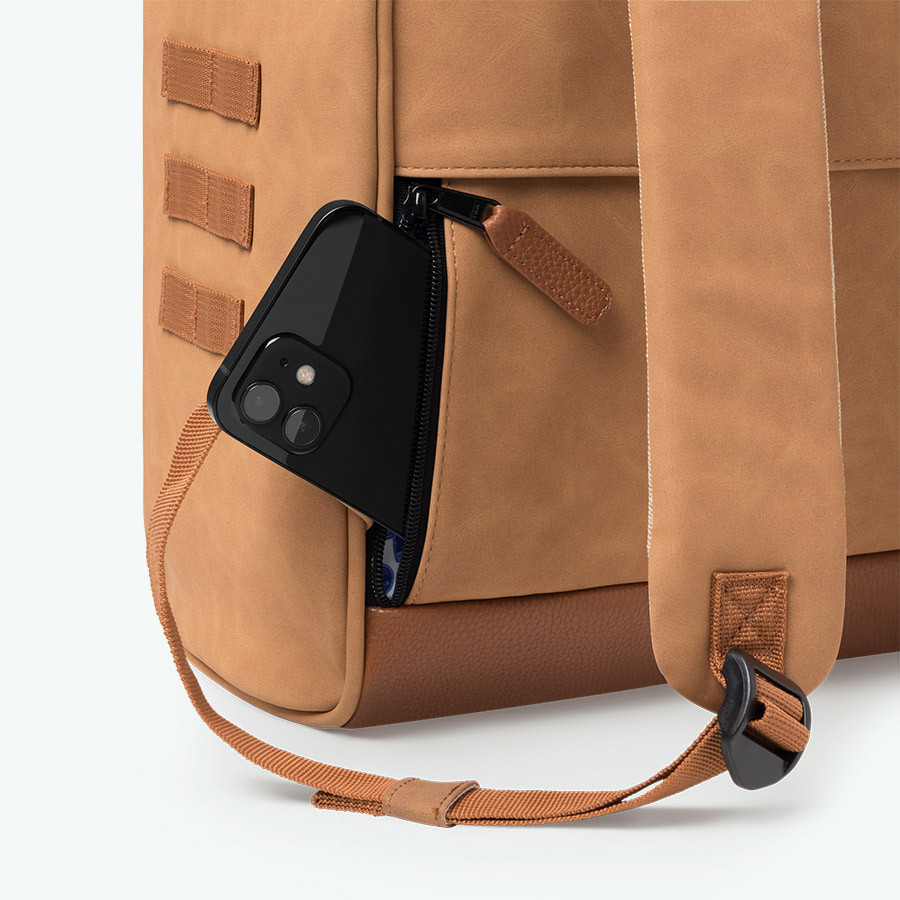 Cabaia Rucksack MOSCOU Large mit Laptop-Fach - Braun