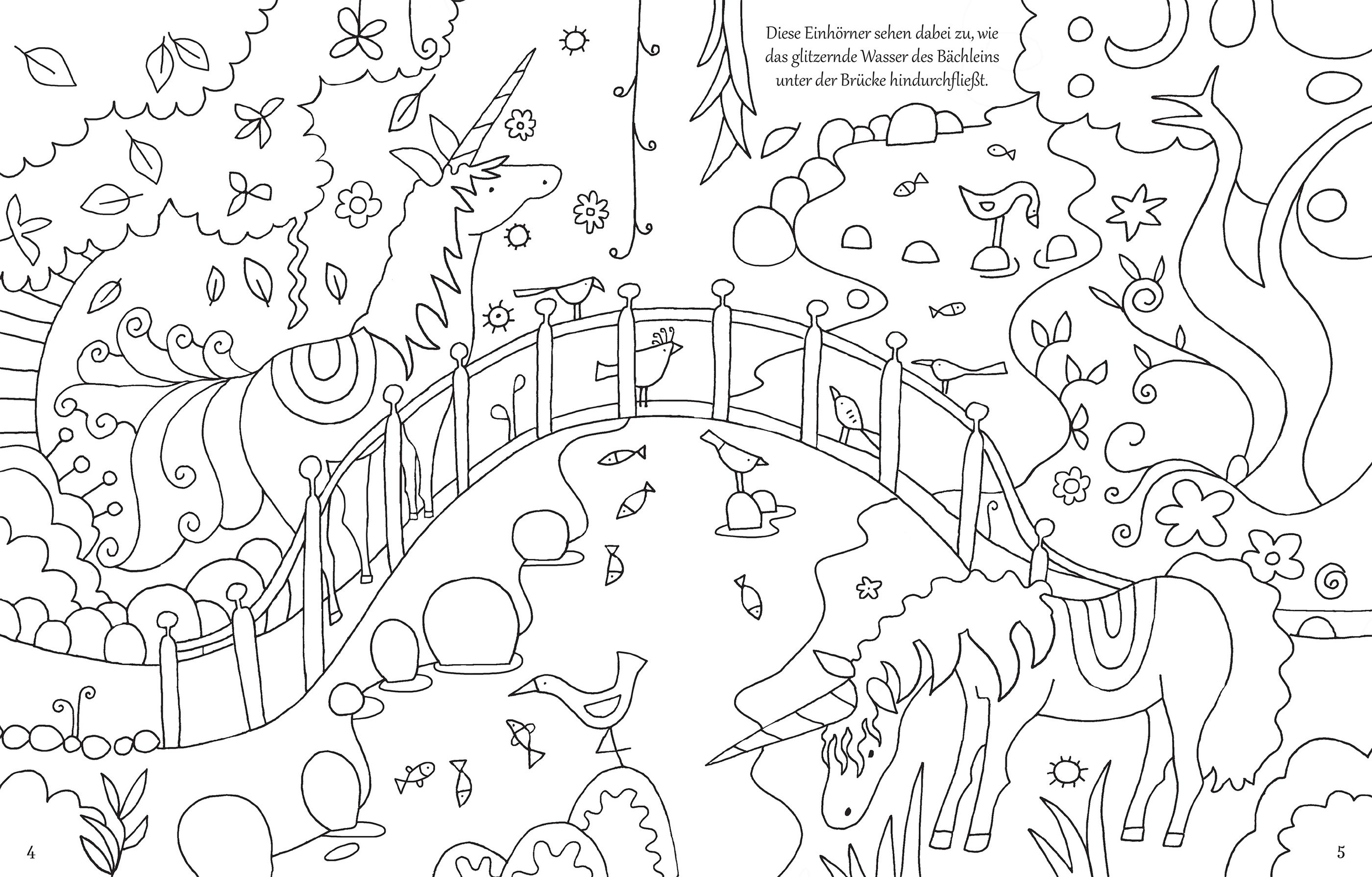 Usborne Mein Malbuch: Im Einhornland