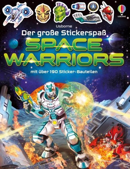 space Usborne Der große Stickerspaß - Space Warriors