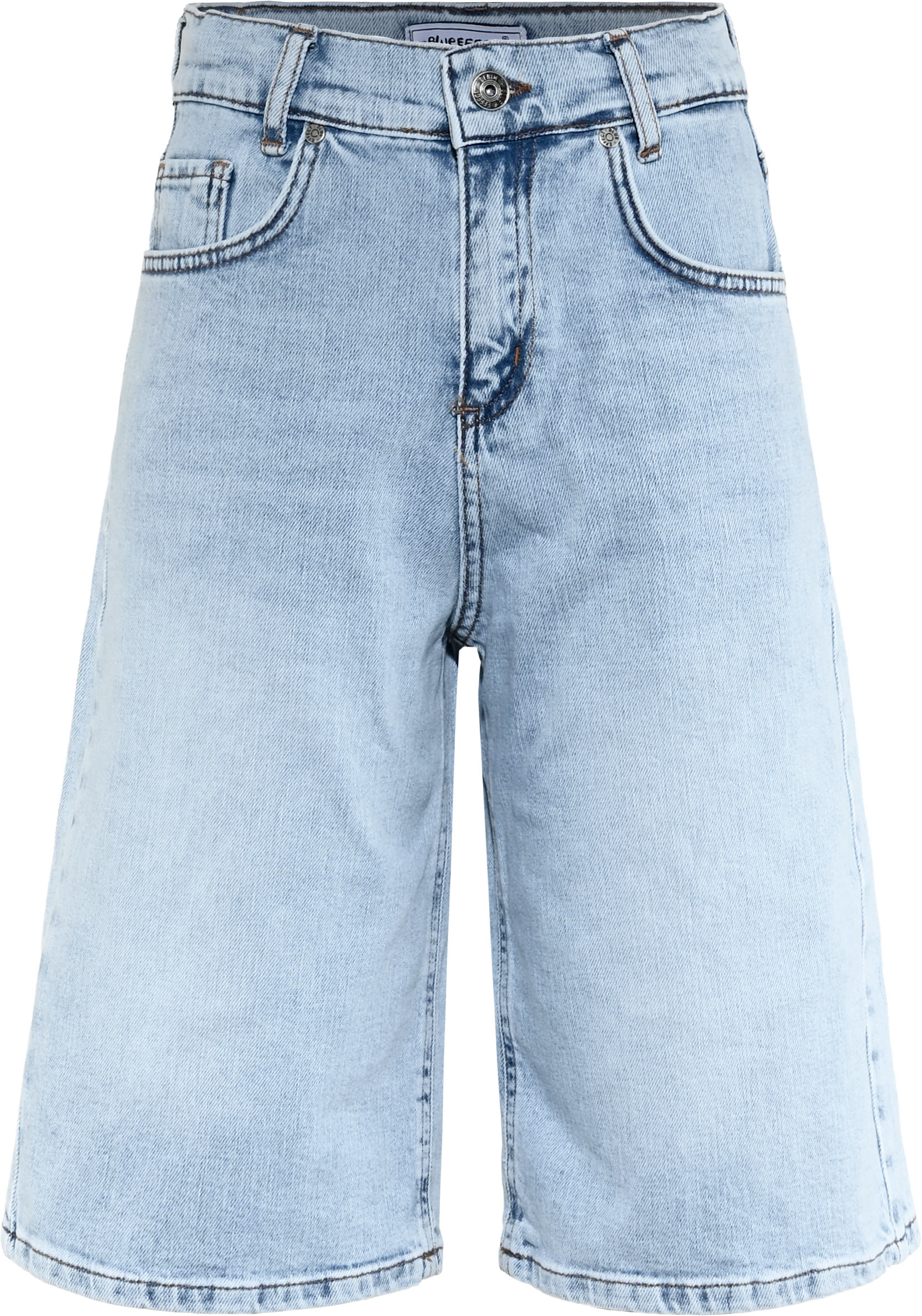 Blue Effect Mädchen Wide Leg Jeans Short Bermuda - Blau Blue Effect Mädchen Wide Leg Jeans Short Bermuda - Blau